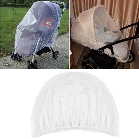 Herchr Mosquito Bug Net Insect Cover for Stroller, Portable, Transparent