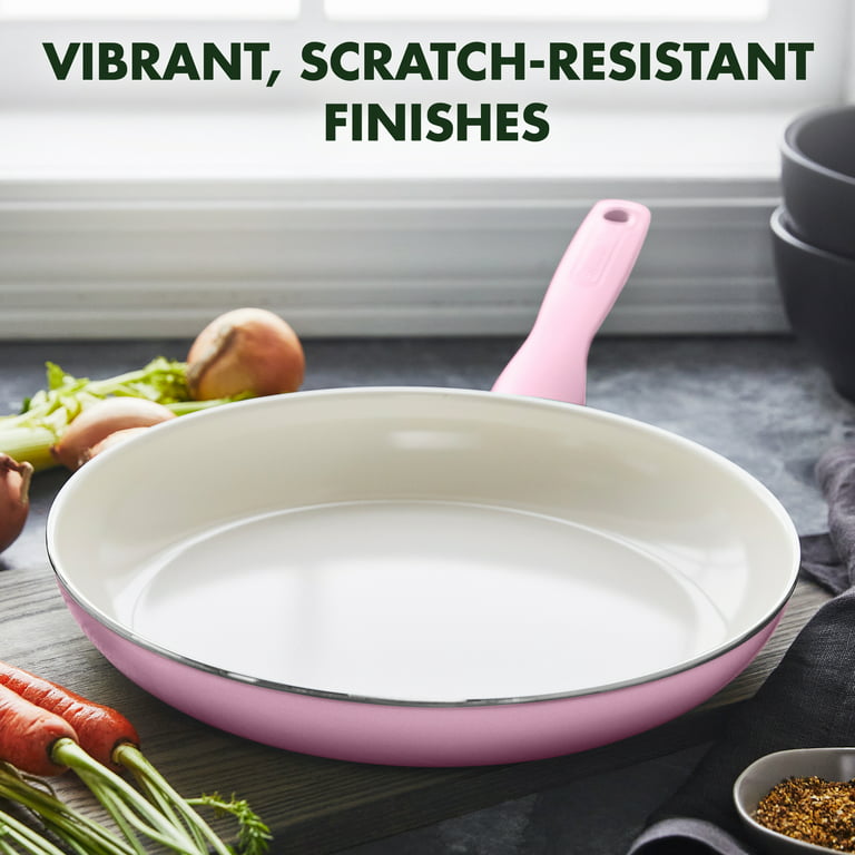  GreenPan Rio Healthy Ceramic Nonstick 12 Frying Pan Skillet,  PFAS-Free, Dishwasher Safe, Black