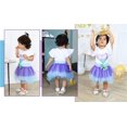 thumbnail image 3 of Younger Tree Baby Girls 1st Birthday Outfit Short Sleeve Romper Sequin Tutu Princess Skirt Clothes Set for 6-12 Months, 3 of 7