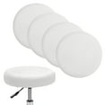 thumbnail image 1 of Uxcell 4-Pack Fundas Redondas para Taburetes de Bar, para Cojín de Taburete de Terciopelo Lavable de 12-14 Pulgadas con Bandas Elásticas [Blanco], 1 of 7