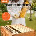 thumbnail image 3 of VEVOR 10-Frame Beehive Kit - 100% Natural Wood with Beeswax Coating, Includes 1 Medium Box, 10 Wooden Frames, and Waxed Foundations for Beginners and Professional Beekeepers, 3 of 12