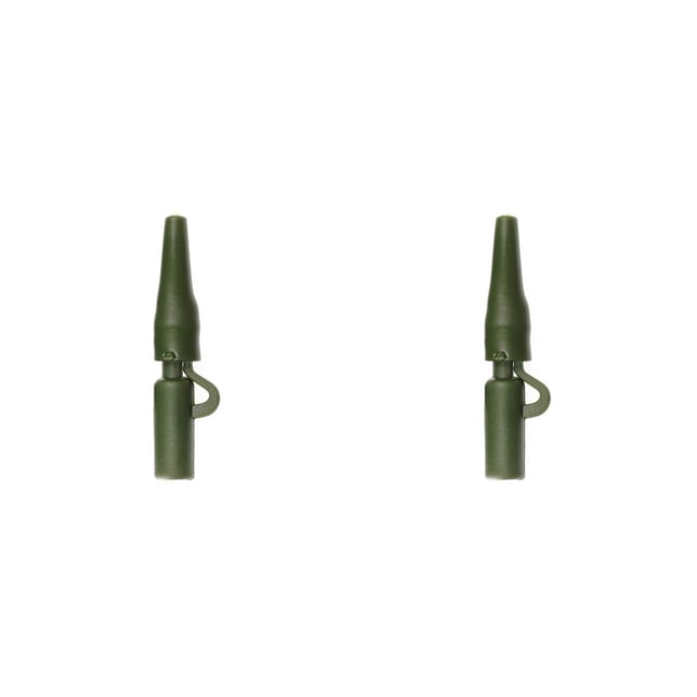 Naiovety 50pcs/Kit Clips de de seguridad Terminal giratorio Accesorios para aparejos de agua de mar Verde 2Conjunto