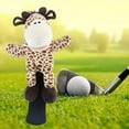 thumbnail image 2 of Plush Golf Wood Driver Headcover Protector Guard Replacement Cute Giraffe Golf, 2 of 8