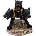 thumbnail image 4 of MORÍN Imágenes | Figura Decorativa | Paquete Santa Muerte Reina 32 cm y Perro de Tres Cabezas 14 cm | Resina Pintada a Mano (Negro), 4 of 5