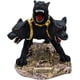thumbnail image 4 of MORÍN Imágenes | Figura Decorativa | Paquete Santa Muerte Reina 32 cm y Perro de Tres Cabezas 14 cm | Resina Pintada a Mano (Negro), 4 of 5