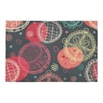 thumbnail image 2 of MKHERT Red Round Pattern Doormat Rug Home Decor Floor Mat Bath Mat 23.6x15.7 inch, 2 of 3