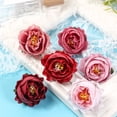 thumbnail image 4 of Happy date 10Pcs 4.5cm Artificial Flower Head Retro DIY Realistic Decorative Handcrafts Faux Rose Head Home Decor, 4 of 8