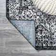 thumbnail image 6 of JONATHAN Y MODERN PERSIAN 2 x 8 Runner Rug, Boho Vintage Trellis - Black/Ivory, MDP205B-28, 6 of 7