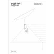 Starlink Short Wall Mount Satellite V2 For Square Dish FREE 3 DAY