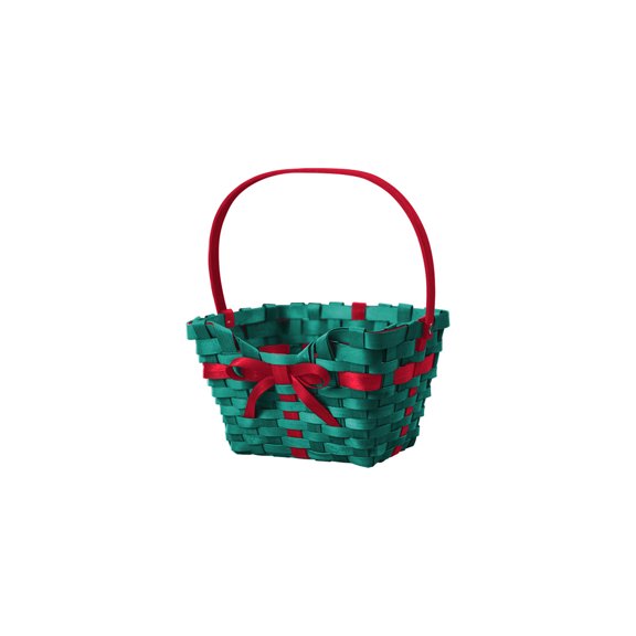 Bwiyojiz Christmas Decorations Home Decoration Sweethearts Basket Gift Box Candy Snowflake Crisp Packaging Biscuits Suitable for Festivals, Gifts for Sisters, Green