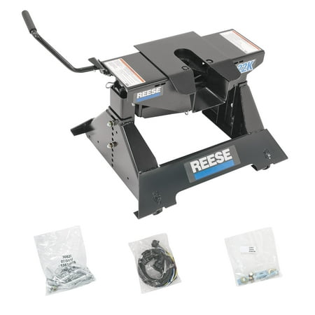 - (2 Boxes=Head&Pivotandbase&Brackets)22K 5Th Wheel with Adaptor #5097410(30035 Rail Sold Separately) Replacement Auto Part, Easy to Install