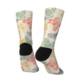 thumbnail image 5 of Uemuo Butterfly Pattern Women's Crew Socks, Soft Durable Breathable Moisture-Wicking with Odor Control Cotton socks, 5 of 9