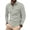 Gray, variant on KXDMNE Mens Long Sleeve Polo Shirt - Polyester with Button Pocket Casual Lapel Solid Color Breathable Tops for Spring Fall, Pink, 3XL