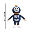 thumbnail image 3 of QLUEWX Halloween Skeleton Stuffed Animal Plush Toy, Cute Soft Skull Plush Doll Pillow, Spooky Cartoon Skeleton Plushie for Kids Boys Girls, Home Party Decor Halloween Gift, 9.84 Inch, 3 of 7