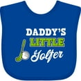 thumbnail image 3 of Inktastic Daddys Little Golfer with Golf Club and Ball Boys or Girls Baby Bib, 3 of 4