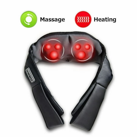 Electric Low Back Neck Shoulder Body Massager Cape Household Shiatsu Car Home Infrared Kneading Pain Relief Kneading