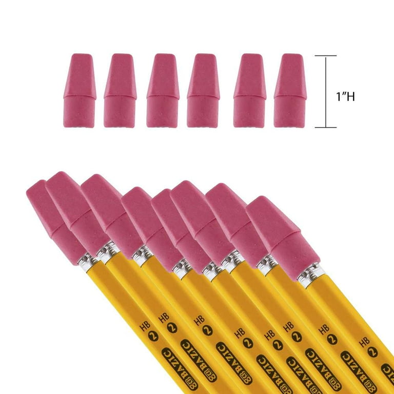 Eraser Top, Latex Free Erasers Arrowhead, 50-Count - Walmart.com