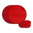 thumbnail image 1 of 10 piezas Abanico plegable de poliéster de mano plegable diámetro 25 cm con bolsa de vuelo Rojo, 1 of 9