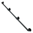 thumbnail image 3 of Lieonvis Corridor Passage Staircase Handrail Handle Stair Banister Grab Rail Wall Support Railing Black, 3 of 10
