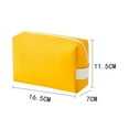 thumbnail image 1 of Hadanceo Cosmetic Bag Reusable  Cute Candy Color Woman Makeup Bag Dust-proof Great for Outdoor, 1 of 7