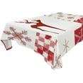 thumbnail image 4 of BZSMCE Square Tablecloth Simple Christmas Printing Pattern Tableclothes, 4 of 9