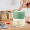thumbnail image 5 of Mouliraty Garlic Chopper, Portable Mini Food Processor, Wireless Vegetable Masher With USB Charging, Garlic Masher Mincer For Onions Meat Spices 250ML, 5 of 8