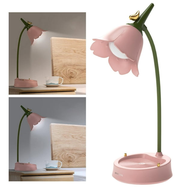 Lámpara de escritorio Táctil USB Salvador lámpara de escritorio LED rosa