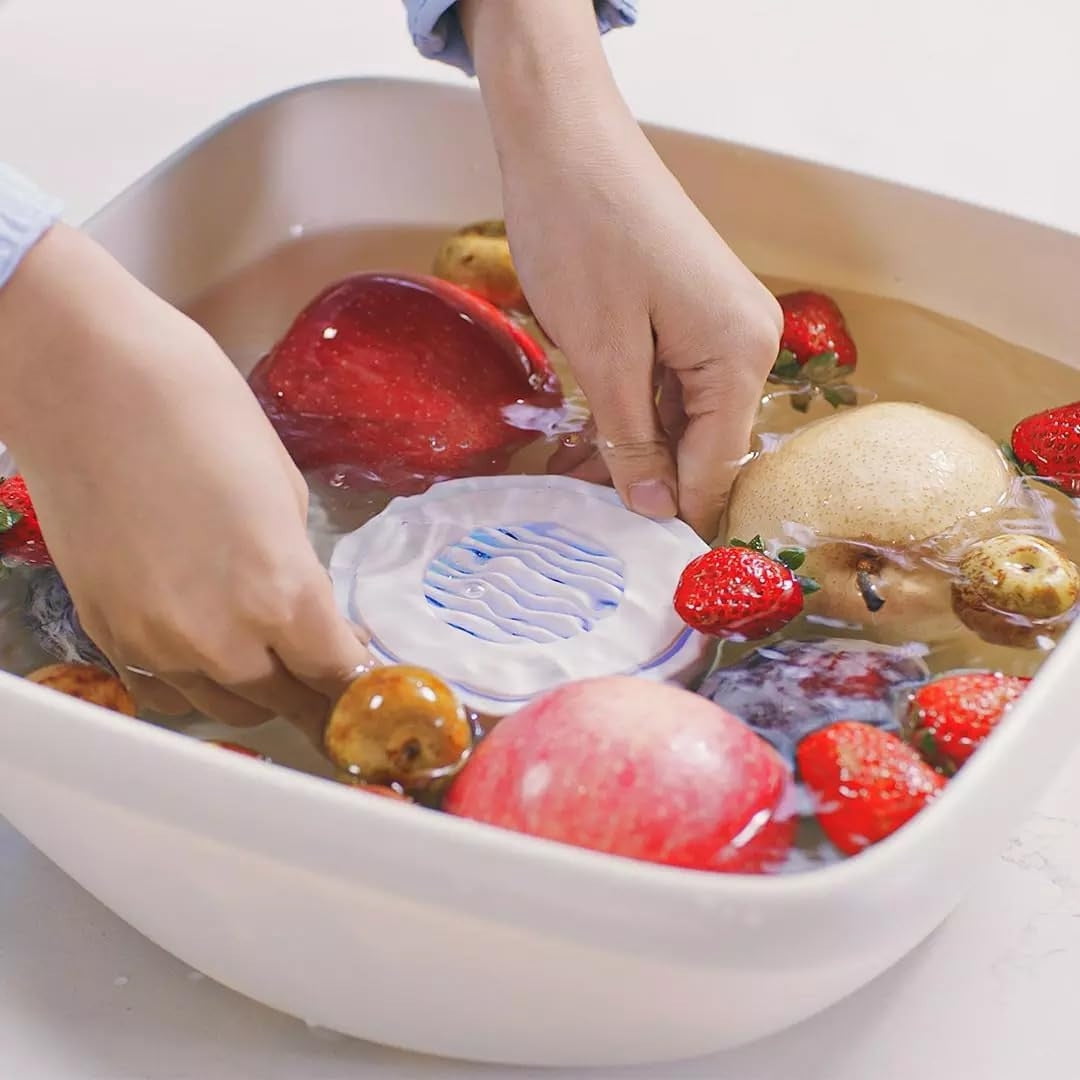 Automatic Fruit and Vegetable Washer with Purification Technology, Countertop Produce Cleaner for Kitchen Meal Prep