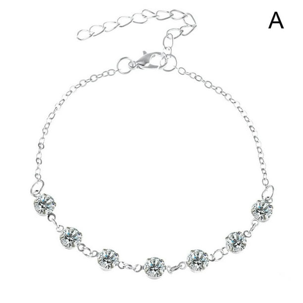 Sterling silver anklets walmart sale