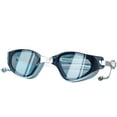 thumbnail image 2 of Swimming Goggles High-Definition Anti-Fog Waterproof Mirrored UV Protection | Large Frame | Silicone Gasket | Interchangeable Nose Pieces | 16x4.5x2cm | Men Women Youth, 2 of 6