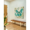 thumbnail image 4 of Marmont Hill "Teal Butterfly" Painting Print on Canvas, 4 of 7