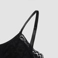 thumbnail image 6 of Lingerie for Women Apparel for Women Lace Bralette Camisole Top with Strappy Design for Home Casual Comfort All Season Black XS, 6 of 8
