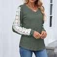 thumbnail image 6 of Women's Sweatshirts, Dressy Tops for Women Long Sleeve Sweaters for Women Long Sleeve Shirts Work, 6 of 9