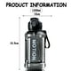 thumbnail image 2 of Botella de agua premium con tapa con pajita, Times to Drink, plástico Tritan sin BPA, 2 of 7