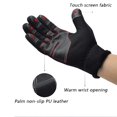 thumbnail image 5 of Guantes de invierno para hombres y mujeres, guantes cálidos para mensajes de texto con pantalla táctil con forro de punto suave térmico, guantes térmicos a prueba de frío, 5 of 5