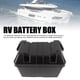 thumbnail image 3 of Caja de Batería RV de 12 V, Caja de Batería Marina Versátil Estructura Robusta Negra para Baterías Menores que 325x195x185 mm, 3 of 7