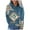 Z07, variant on Women Hoodies Fashion Women Long Sleeve Color Block Cow Print Pockets Sweatshirt Hooded Top