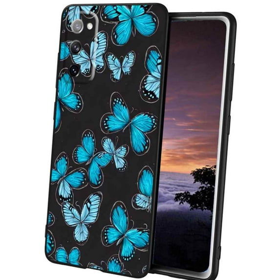 Butterflies-105 Phone Case, Degined for Samsung Galaxy S20 FE Case Men Women, Flexible Silicone Shockproof Case for Samsung Galaxy S20 FE