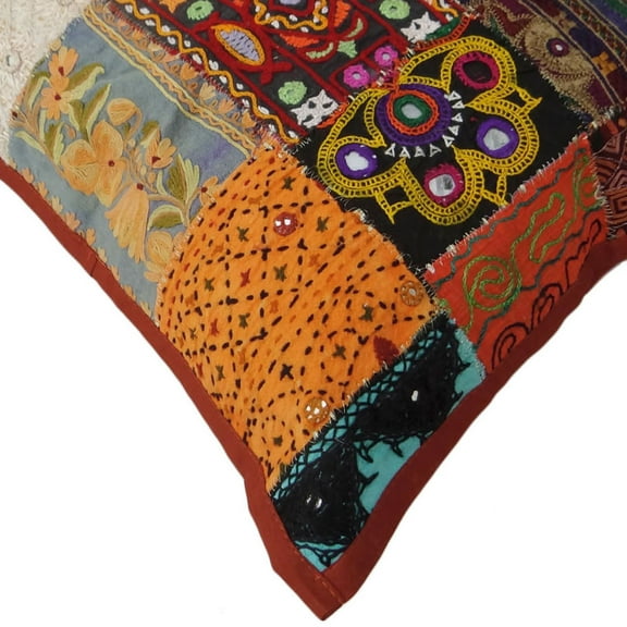 Home DecorThrow Pillow Decorative Kutch Cushion Cover Cotton Case 18 X 18