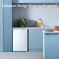 thumbnail image 4 of Auseo 3.0 Cu.ft Upright Freezer, Compact Mini Freezer with Reversible Door for Kitchen, Apartment, Basement, Dorm, White, 4 of 9