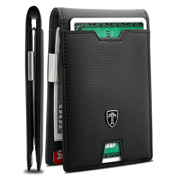 Cartera TRAVANDO AUSTIN de piel delgada con bloqueo RFID para hombre