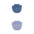 thumbnail image 1 of 2 piezas jer media camisa de cuello falso camisa desmontable colres falsos para chaqueta, camisa, su, cárdigan, decoración de ropa Zulema Collar falso de algodón para mujer, 1 of 8