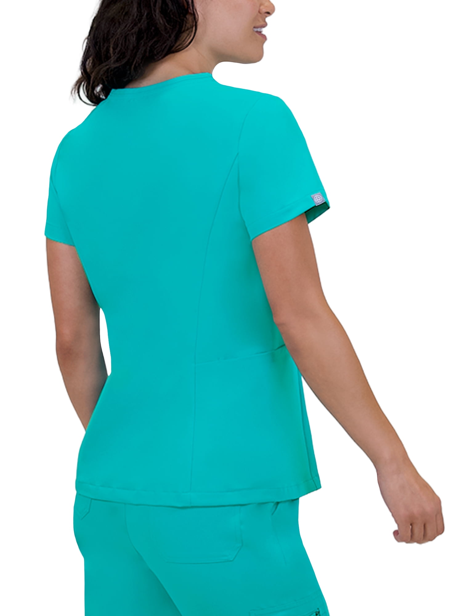 Doctor's Choice Elite-Rx Antimicrobial Fluid-Resistant Women's Scrub Top, 2 Pockets, Sizes S - XXXL