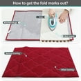 thumbnail image 5 of FloorHug Kitchen Rugs and Mats 2 PCS, 20"x30"+20"x48", Absorbent and Stain-Resistant Kitchen Mats Non-Slip, Kitchen Runners Machine Washable, Rugs for Kitchen, Laundry Room, Entrance, Red, 5 of 9