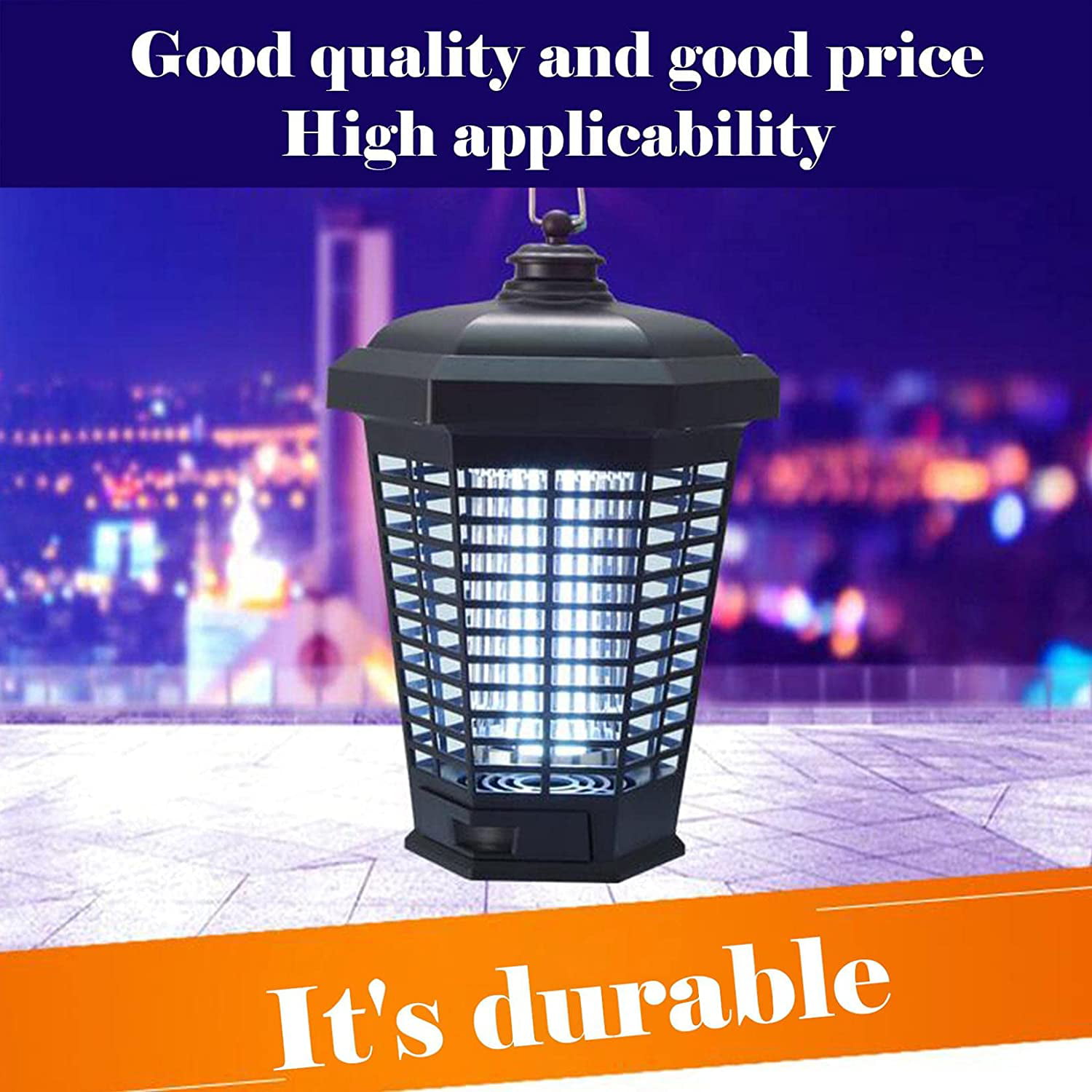 Bug Zapper for Outdoor and Indoor 4200V High Powered Waterproof Electronic Bug Zapper Flies Trap Misquote Killer Mosquito Trap Outdoor Handheld Bug Zapper Electronic Mosquito Zapper Garden
