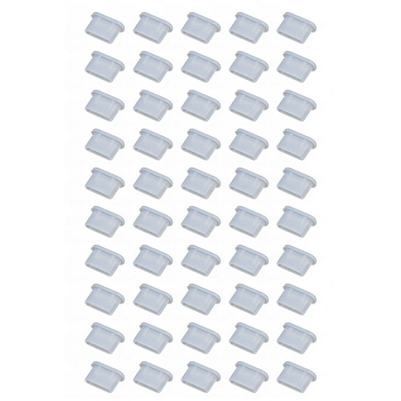 50Pcs Silicone USB C Dust Covers Type-C Dust Plugs Type C Anti Dust Caps Phone Charging Port Protector Covers