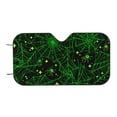 thumbnail image 7 of Fotbe Green Bright Web with Spiders Car Windshield Sunshade | Sun Visor Protector Front Window Shade, Keeps Out UV Rays, Keeps Your Vehicle Cool-Small, 7 of 7
