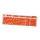 thumbnail image 1 of 108 Keys Set Tapas de teclas de bricolaje Solo teclas para Letras negras naranjas perfke teclado keycap, 1 of 9