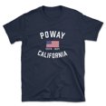thumbnail image 1 of Poway California Patriot Men's Cotton T-Shirt, 1 of 1
