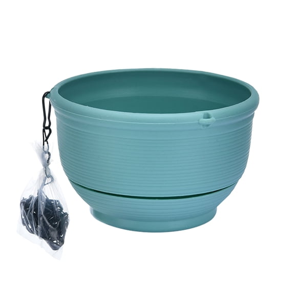 Maceta para plantas de flores Inteprter gris blanco rojo verde